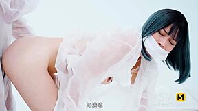 Masked missionary and cowgirl: The best of Shu Ke Xin's original porn video