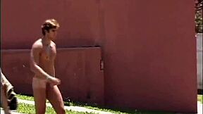 Gay fetish BDSM slave deepthroats and gets fucked in the desert