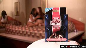 Hotgvibe video of lesbians using toys and tongues to pleasure each other