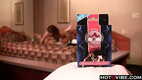 Hotgvibe video of lesbians using toys and tongues to pleasure each other