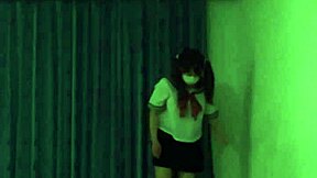 Kicking testicles in a hardcore video