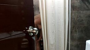 Homemade video captures Peruvian maid's solo shower session