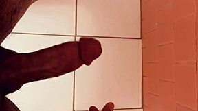 Bisexual couple gets intimate in the shower