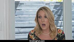 MILF and stepdaughter in hot threesome with Berry McKockiner