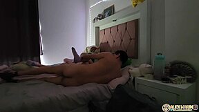 Big boobs Latina gets bent over and fucked
