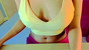 Big-busted Marquinha gets red boob job