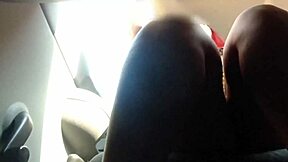 Can you spot the tight panties under her curvy Latina skirt in this hidden upskirt view?