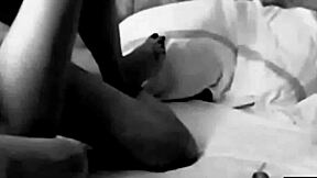 Amateur couple's steamy interracial fuck session
