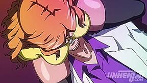 Horny 18-year-old gets a creampie in a wild orgy