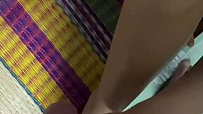 Watch as a woman gives her husband a sensual massage and teaches him how to suck cock