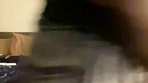 Amateur camgirl craves big black cock in solo video