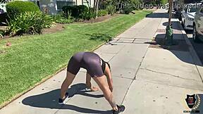 Fitness instructor Ava Lee gets her pussy stretched by a big black cock