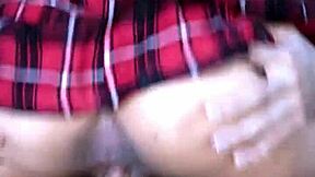 Young couple indulges in steamy schoolgirl sex