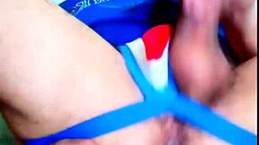 Gay amateur teases and pleases with dildo and toys