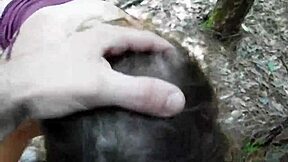 University student pleasures herself orally on campus