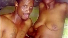 Starved for sex, a sultry ebony vixen indulges in a passionate encounter with her real estate manager.