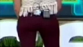 Mexican TV host's big booty gets attention