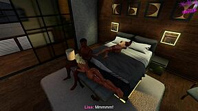 Big ass Ebony gets pounded in reverse cowgirl