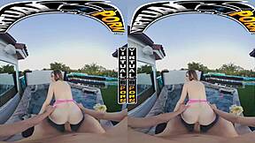 Experience the ultimate pleasure with Kimberly Snow in this steamy VR video