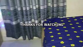 Amateur couple enjoys a naughty Christmas surprise