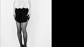 Pantyhose enthusiast: legs and underwear