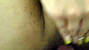 Wife craves intense orgasm from cumshot on her pussy