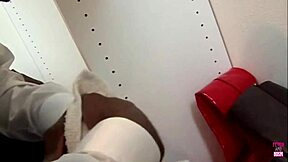 Flogger action leads to oral and penetrative sex with orgasm