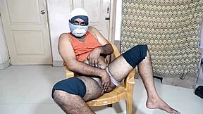 Black toy boy gets off on camera