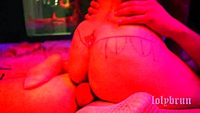 Bukkake facial and vaginal penetration with pleasure-making clit