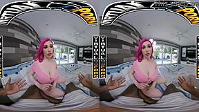 Lily lou's wildest dreams come true with a black virtual reality experience