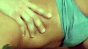Athletic blonde bombshell enjoys a wild 3some with two muscular studs