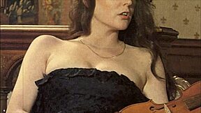 Retro Babes Rock with Musical Instruments in Vintage Action!