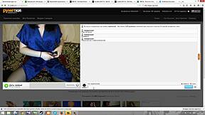 Russian cam girl engages in explicit acts on webcam
