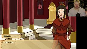 Avatar: Hina's intense training session with steamy handjob and facial