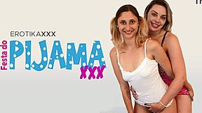 Trailer for a steamy night of pleasure at a sleepover party