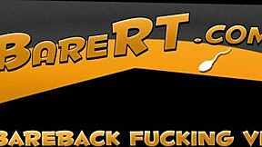 Mason Alexander choked and gagged on a BBC in rough interracial bareback action