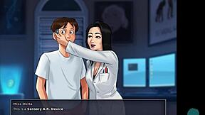 Asian teacher gets seduced in a steamy roleplay video
