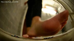 Young sorority sister horrified by the insects in her dormitory, part 3 featuring bare feet