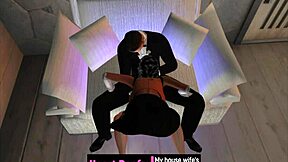 Animated encounter leads to erotic quickie