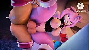 Sonic transformed into a futa
