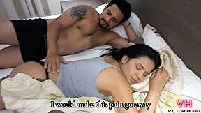 Young couple joins uncle and his wife for a wild oral session