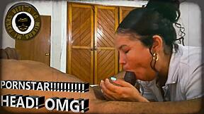 Cum-hungry Latina with a tight pussy takes on a monster cock