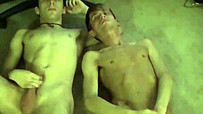 Emo Twinks Share Wild Jerking in Holiday Party