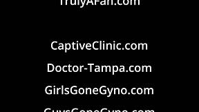 Doctor Tampa's orgasmic treatment with vibrator on ebony patient