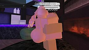 Elle and Jacob's wild ride on Roblox with condom-protected sex