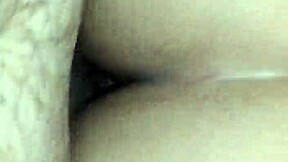 Satisfying a married woman's desires with hairy pussy play
