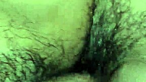 Satisfying a married woman's desires with hairy pussy play