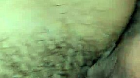 Satisfying a married woman's desires with hairy pussy play