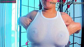 Intense POV action with a busty amateur