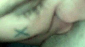 Petite wife licks big cock of bearded husband in homemade video